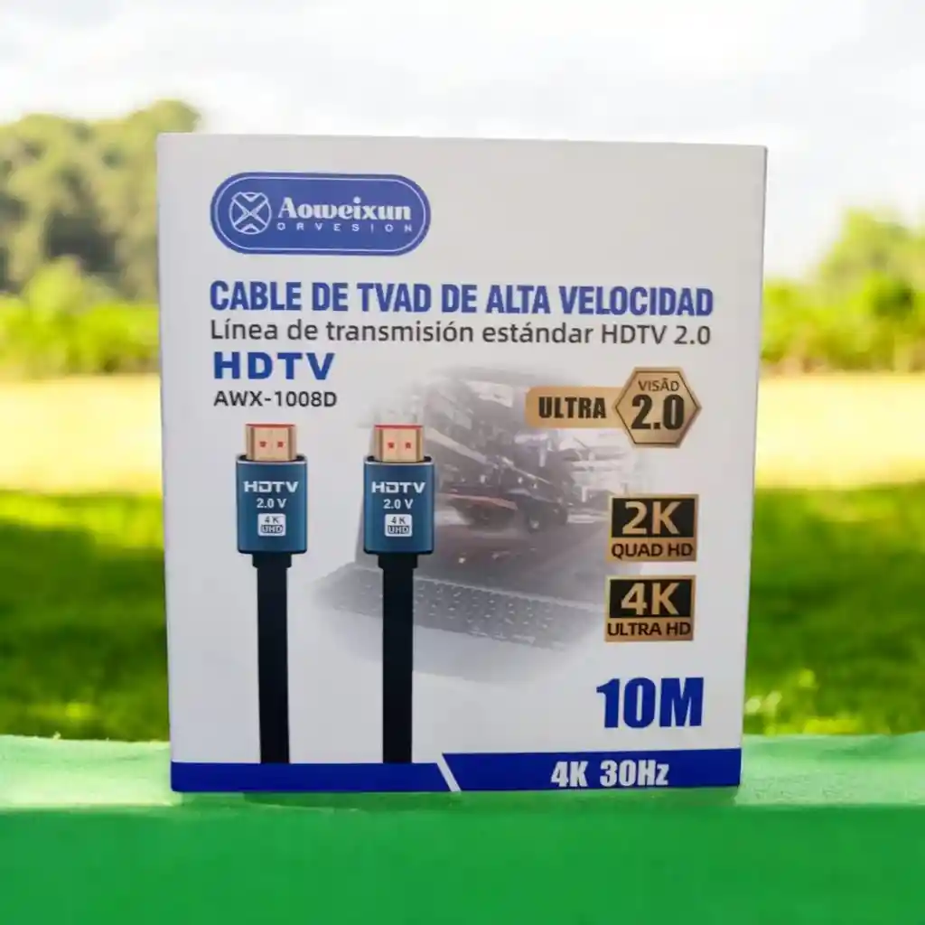 Cable Hdmi 10 Metros Alta Definición Hd 1080p Velocidad 4k