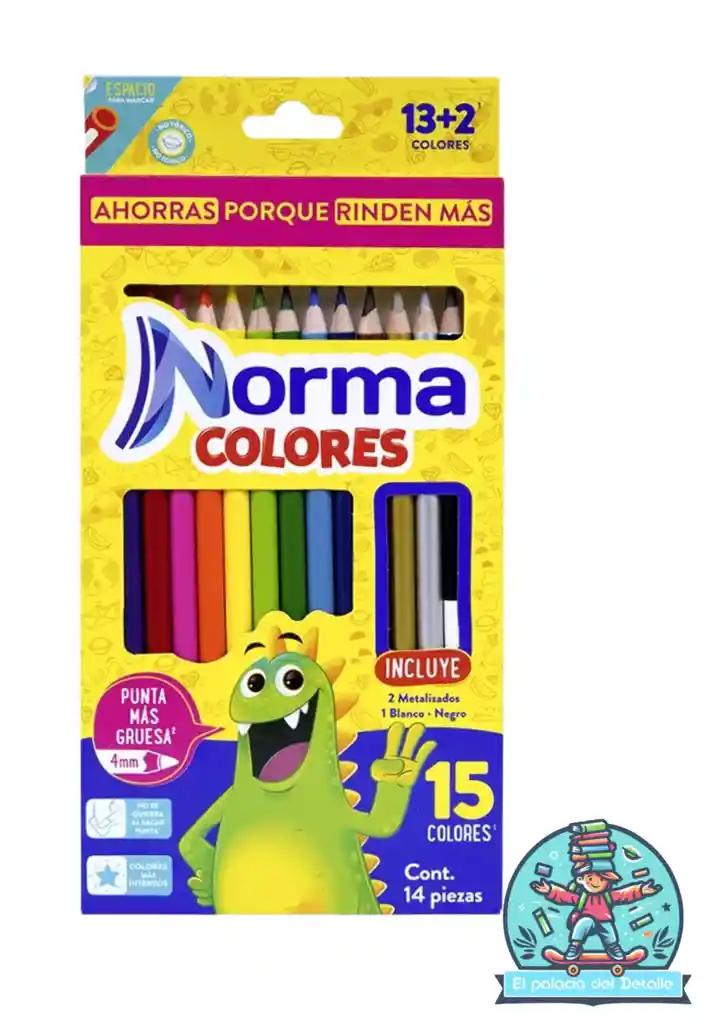 Colores Norma X 13+2 Punta Sencilla
