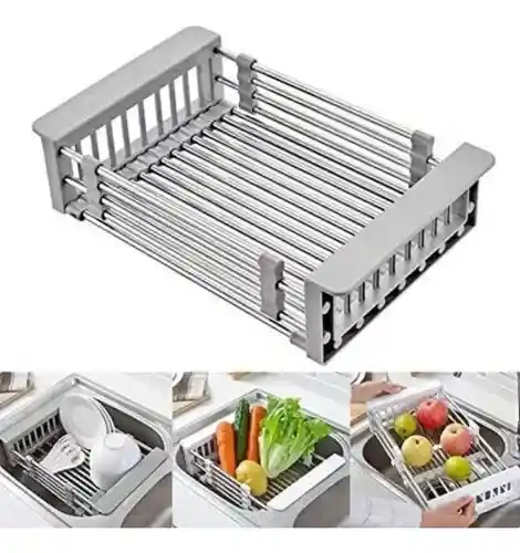 Escurridor De Platos Y Alimentos Expansible