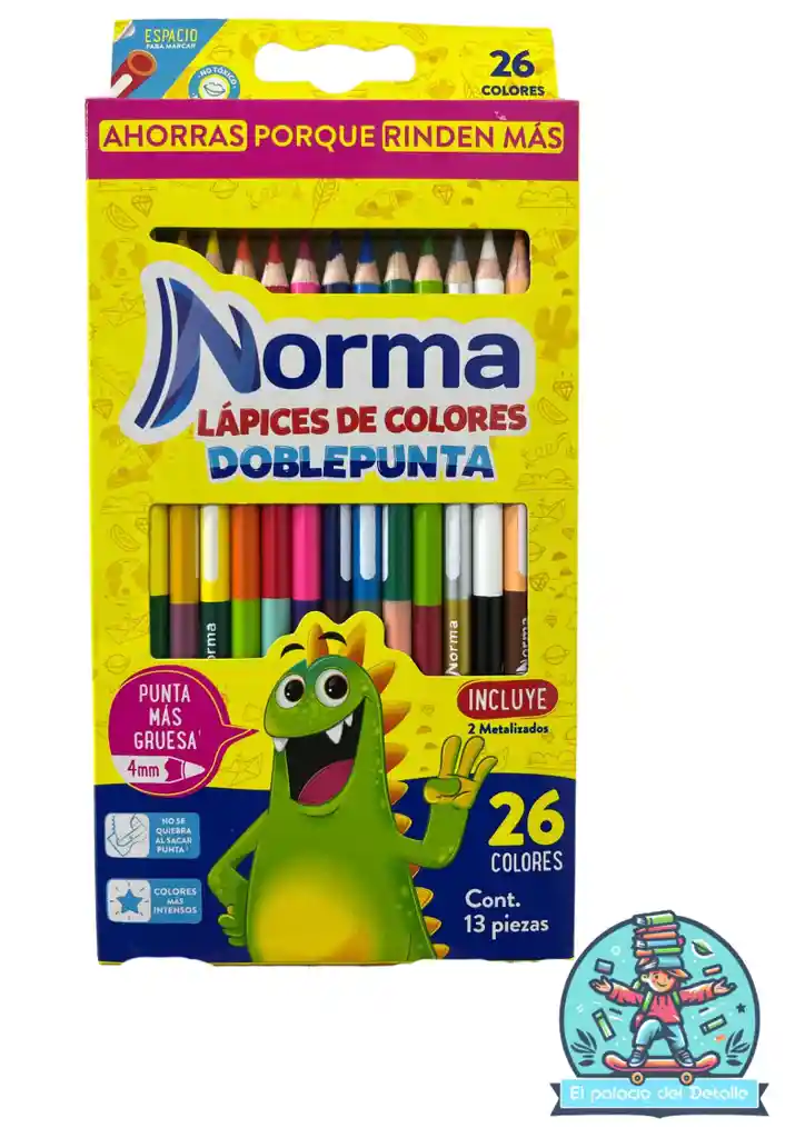 Colores Norma X 13 Doble Punta
