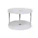 Organizador Estante De 2 Niveles Giratorio 360° Redondo
