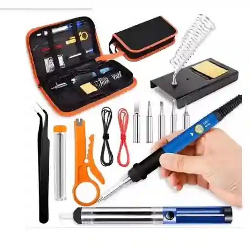 Pirógrafo Cautín Maderas Cueros Kit Con Estuche