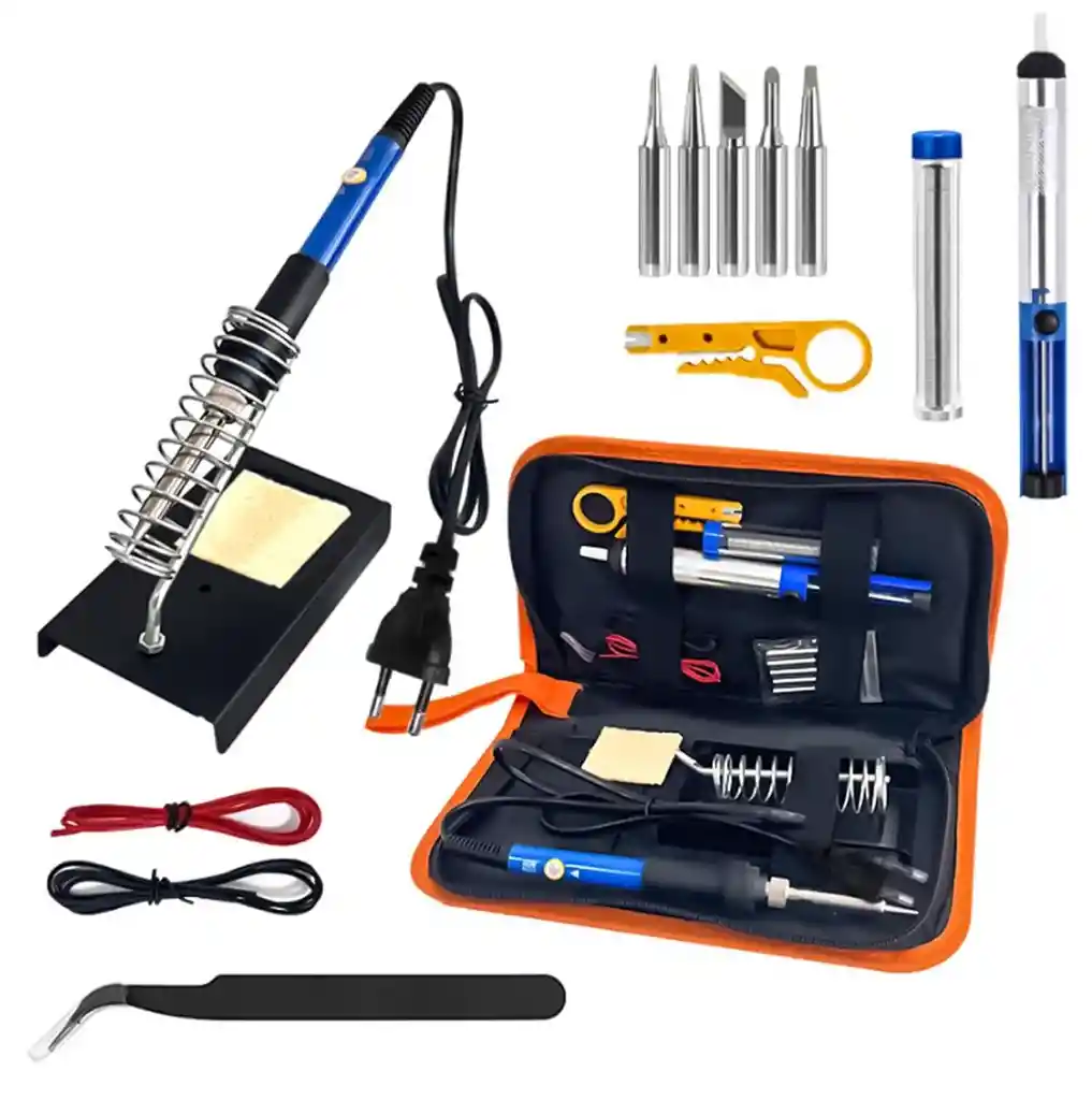 Pirógrafo Cautín Maderas Cueros Kit Con Estuche