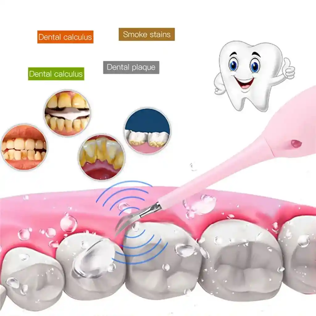 Cepillo Limpiador Dientes Eléctrico 4 En 1 Removedor Sarro 5v - 110v