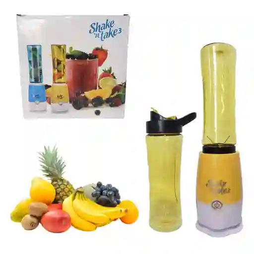 Licuadora Portátil Mini Shaken Take 2 Vasos Jugos