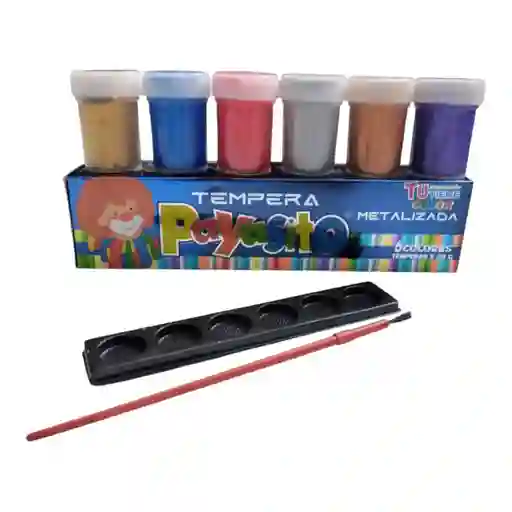 Tempera Payasito Metalizada