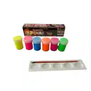 Tempera Payasito Colores Neon