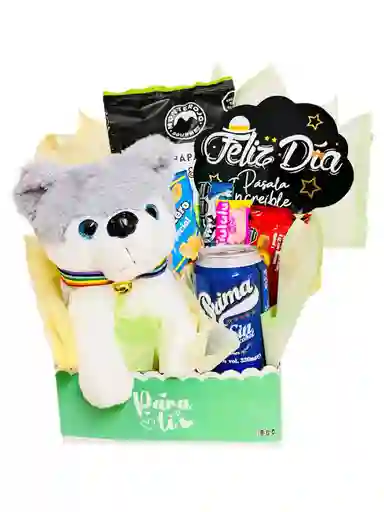 Regalo Super Especial Con Lobo Siberiano - Regalo De Cumpleaños