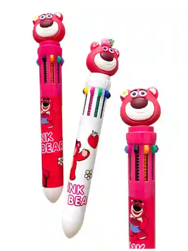 Lapicero Multiminas 10 Colores Lotso
