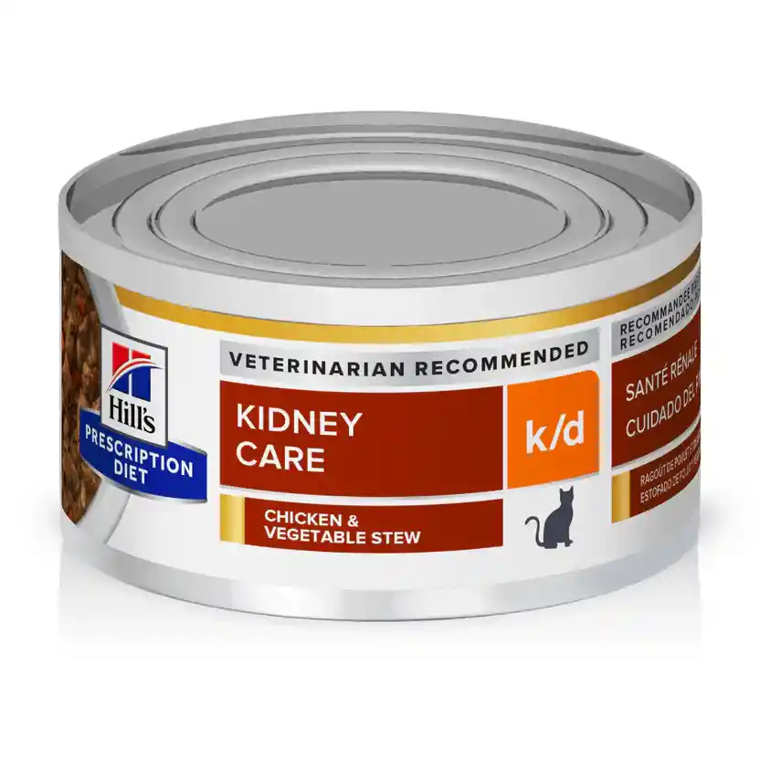 Comida Húmeda Para Gatos Hills Prescription Diet K/d Cuidado Renal 5,5 Onz