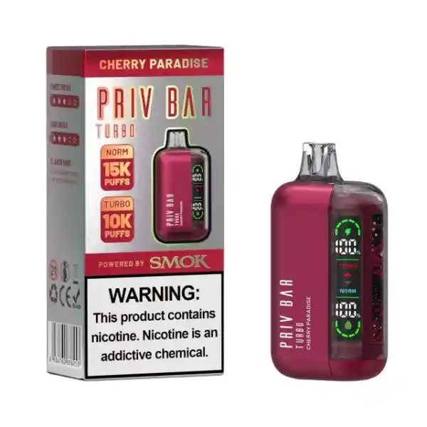 Vaporizador Priv Bar 15.000 Puffs Cherry Paradise