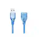 Cable De Extensión Usb 2.0 De Alta Velocidad, Transparente A 3 Metros