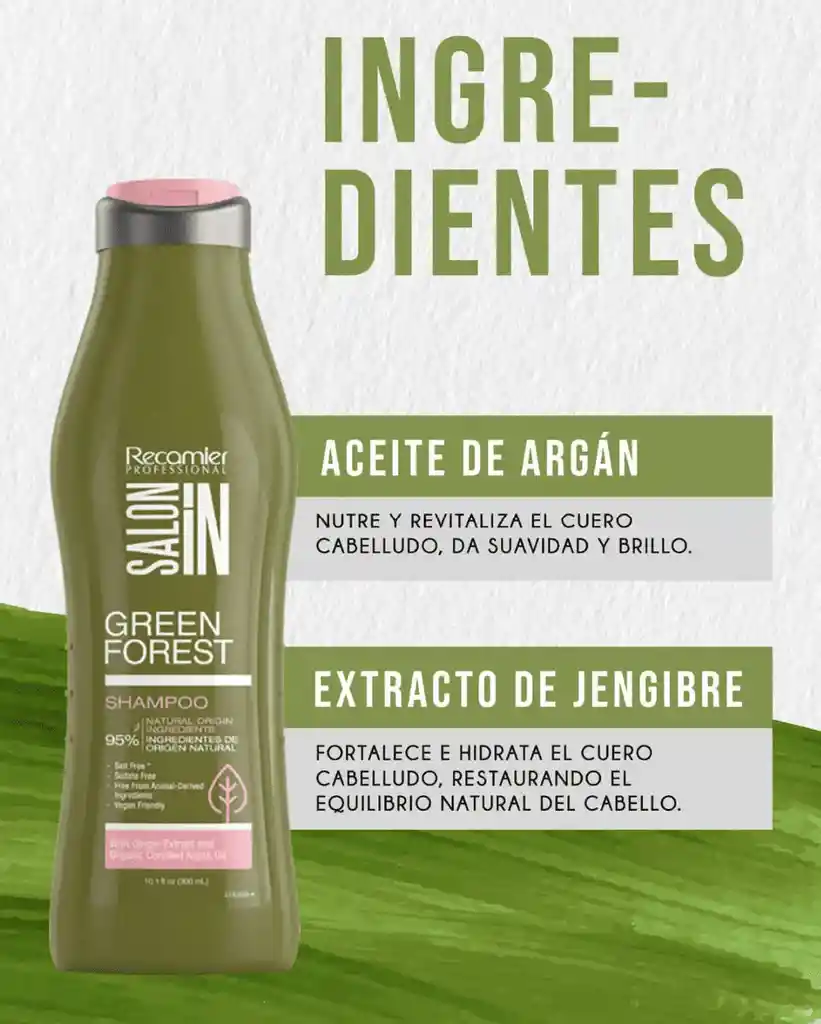 Shampoo Green Forest Salon In 300ml