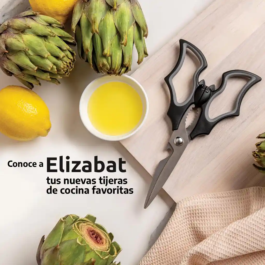 Tijeras De Cocina De Acero Diseño Murciélago