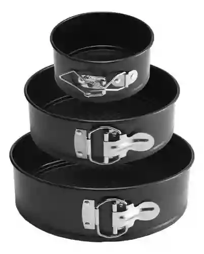 Moldes Para Torta Hornear 3 Redondos 20-22-24cm