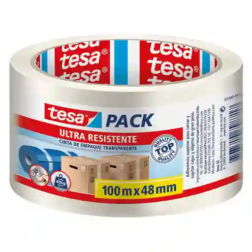Tesa Cinta Empaque Ultra Resistente 40 m x 48 mm