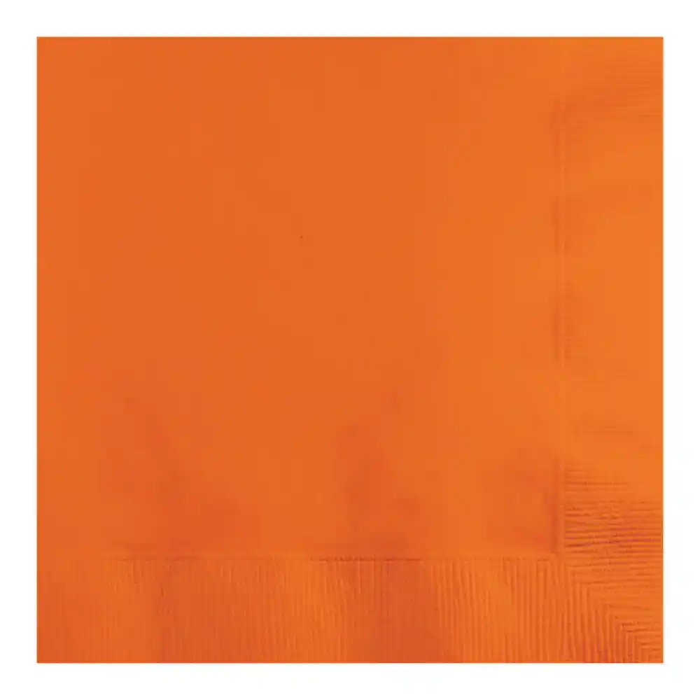 Servilletas Grande Naranja X 20 Und
