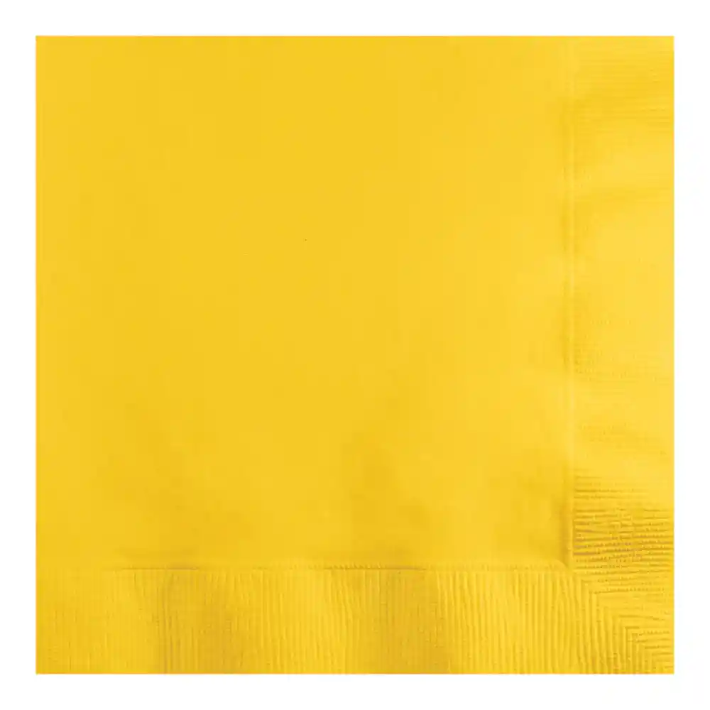 Servilletas Grande Amarillas X 20 Und