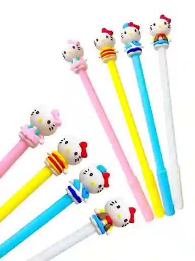 Lapicero Hello Kitty Sencillo En Silicona