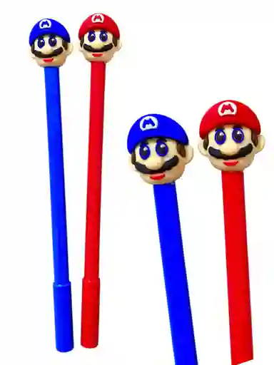 Lapicero Mario Bross Sencillo En Silicona