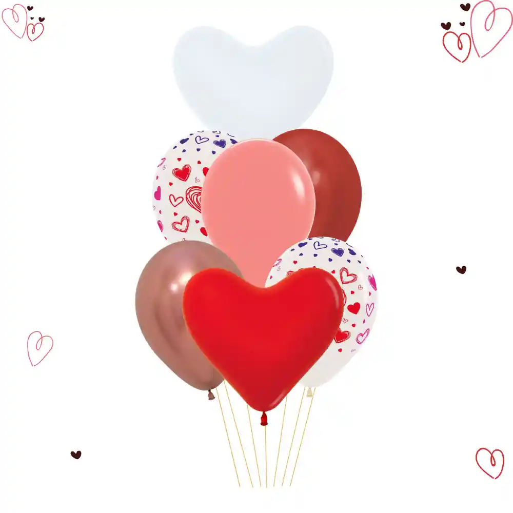 Kit Globos Amor X 18 Und