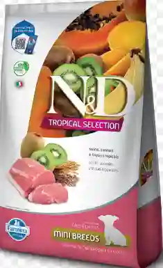 Nd Tropical Cachorro Mini Cerdo Y Frutas X 2.5kg
