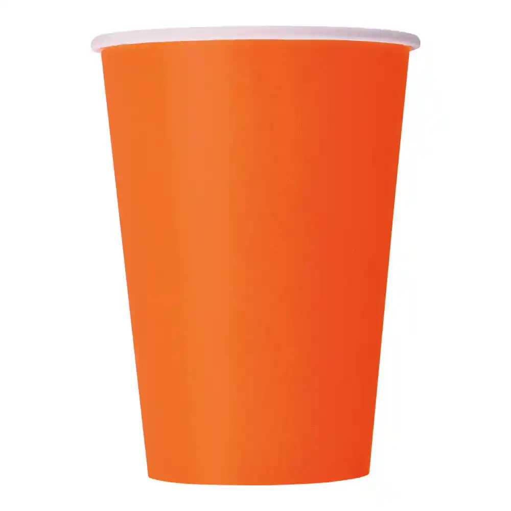 Vasos Naranja X 10 Und