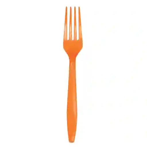 Tenedor Naranja X 12 Und