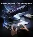 Adaptador Usb A Ethernet Rj45 Cable Nylon Gigabit