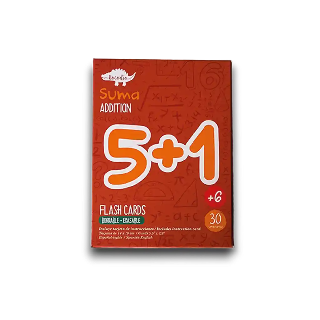 Kocodio Tarjetas Didácticas Flash Cards Suma
