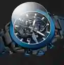 Reloj Naviforce Casual Nf8073 Crono Hombre Cuero + Estuche