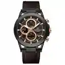 Reloj Naviforce Casual Nf8073 Crono Hombre Cuero + Estuche