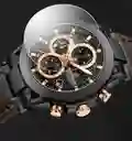 Reloj Naviforce Casual Nf8073 Crono Hombre Cuero + Estuche