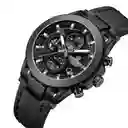 Reloj Naviforce Casual Nf8073 Crono Hombre Cuero + Estuche