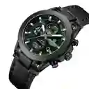 Reloj Naviforce Casual Nf8073 Crono Hombre Cuero + Estuche
