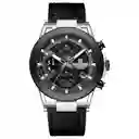 Reloj Naviforce Casual Nf8073 Crono Hombre Cuero + Estuche