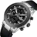 Reloj Naviforce Casual Nf8073 Crono Hombre Cuero + Estuche
