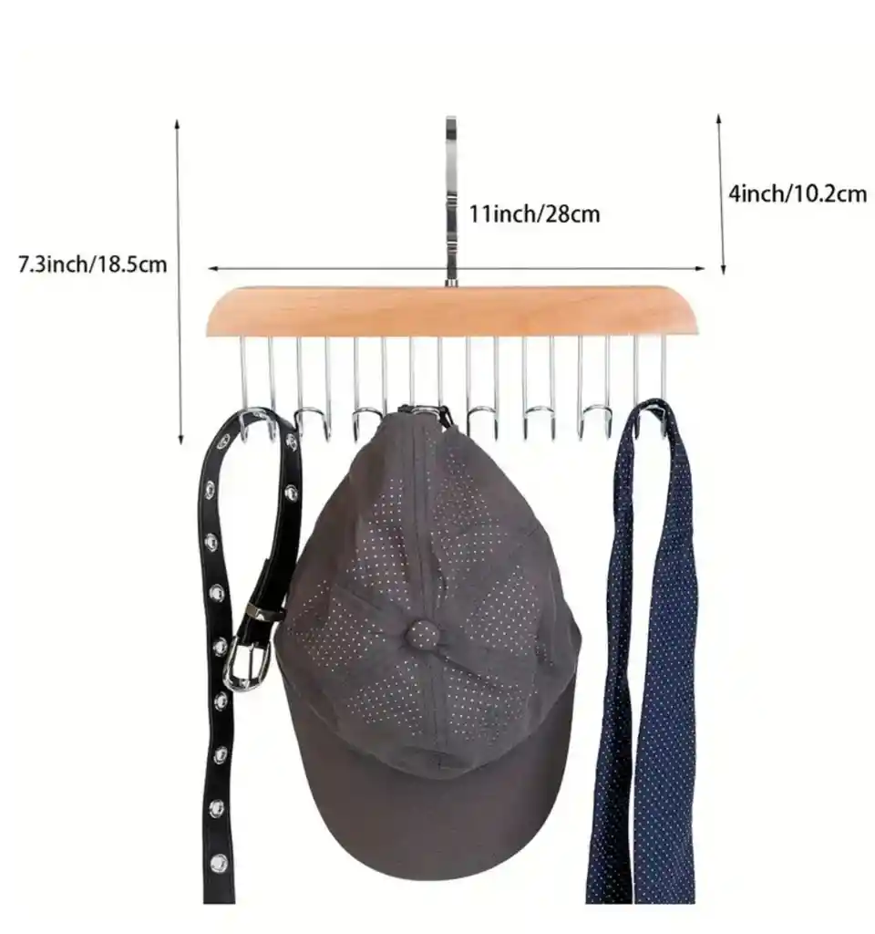Gancho Para Correas Colgador Closet Cinturones
