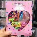 Caja 780 Piezas Ligas Moñas Ganchos Regalo Niña