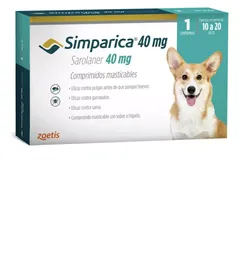 Simparica 40 Mg Perro 10 A 20k