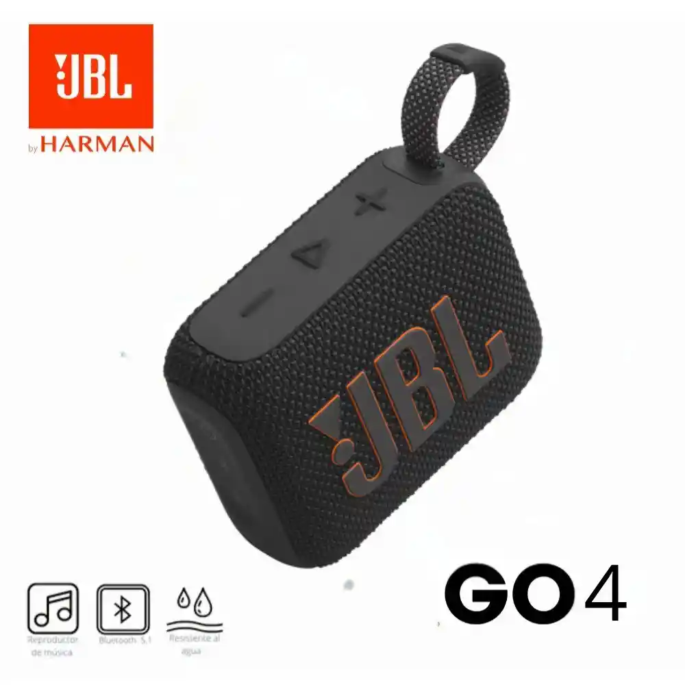 Parlante Jbl Go4 Bluetooth Original - Negro