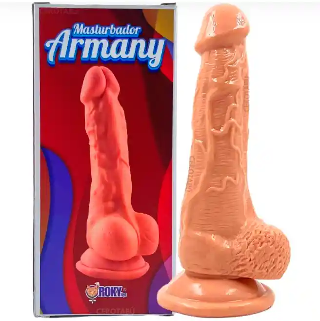 Dildo Consolador Venoso Realista Armany Sexo Anal Juguete Erotico Pene Real Con Chupa Ventosa