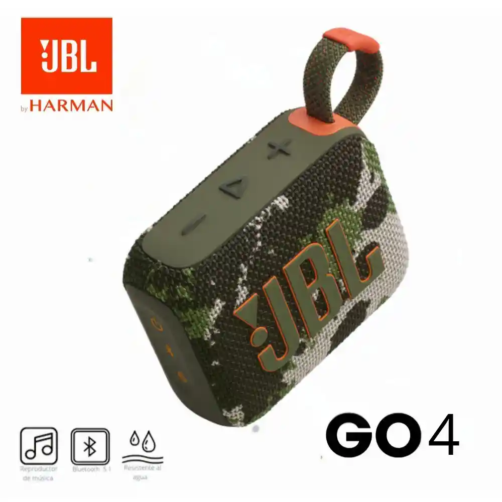 Parlante Jbl Go4 Bluetooth Original - Camuflado