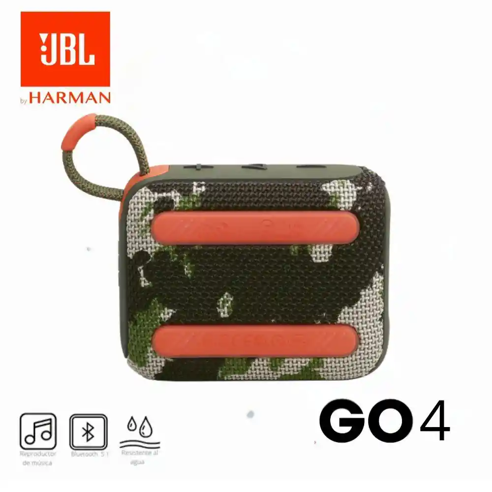 Parlante Jbl Go4 Bluetooth Original - Camuflado