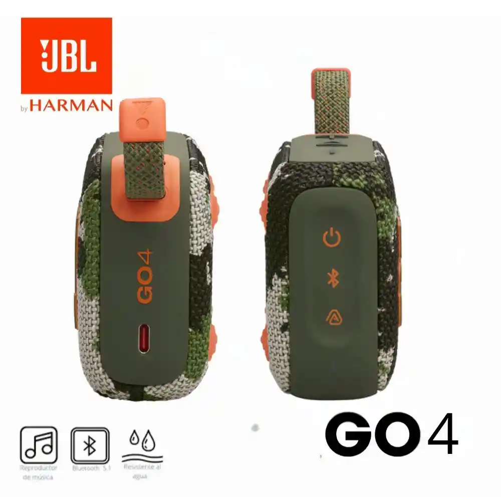 Parlante Jbl Go4 Bluetooth Original - Camuflado
