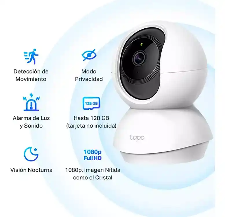 Camara De Seguridad Tp-link Tapo C200 Wifi Fhd