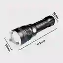 Linterna Tactica Led Recargable Usb Zoom Aluminio P90