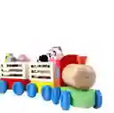 Juguete Didactico Tren Mas Animales Granja Juguete Estimulacion, Entretencion