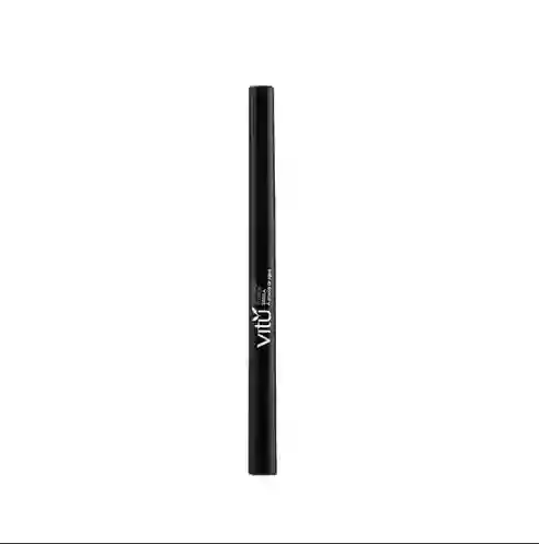 Delineador Plumón Sábila-a Prueba De Agua-negro Vitú