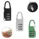 Candado De Seguridad Padlock Clave 3 Dígitos Maleta Casillero Morral